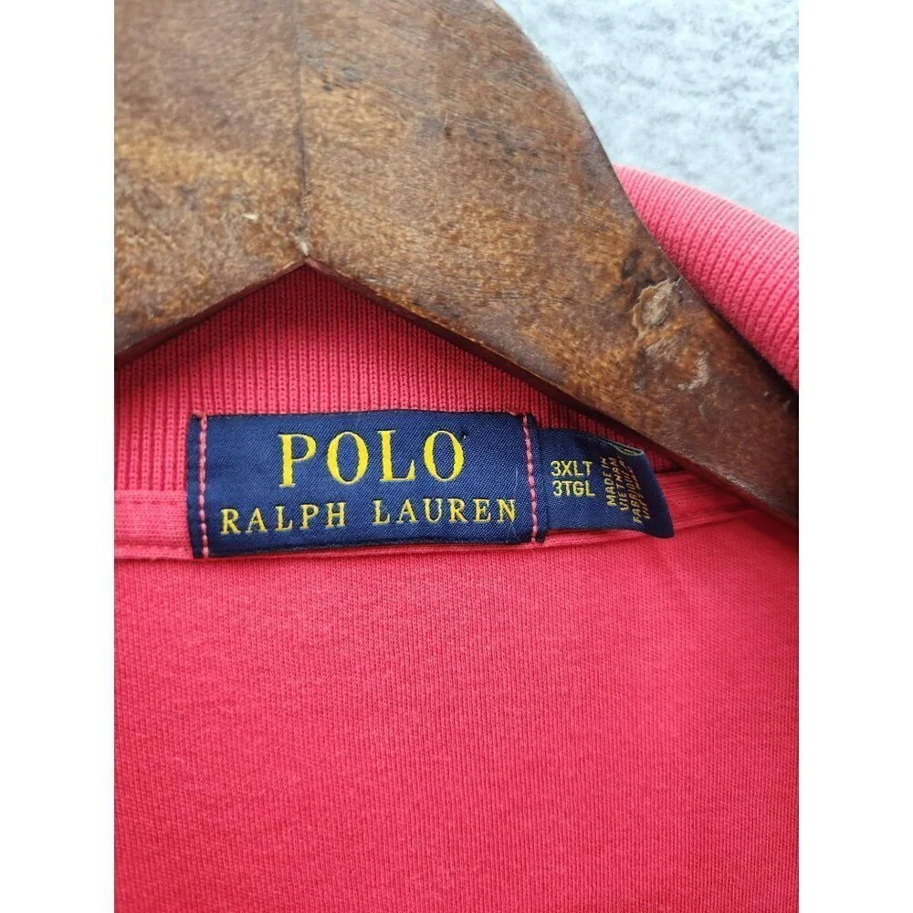 Ralph Lauren Polo‎ Red Mens 3XLT Short Sleeve Shirt